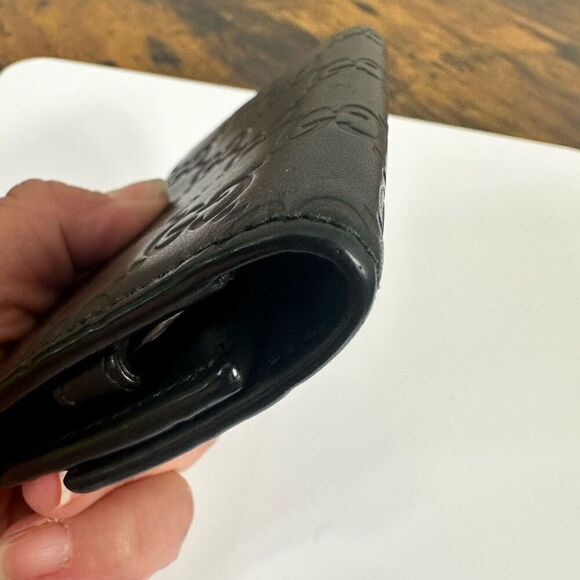 Gucci GG Guccissima Leather 6 Key Case Black - Picture 4 of 16